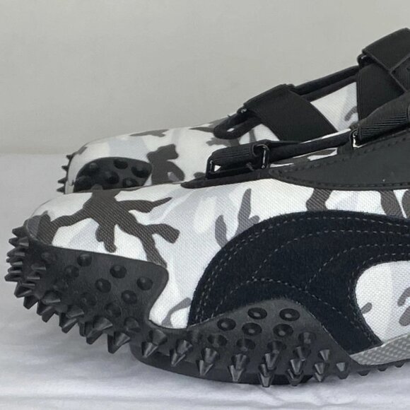 Puma Women’s Mostro White Camo Sneakers – Size 8.5 – Hook & Loop – Spikes – - Picture 1 of 5